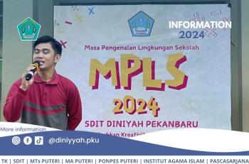 Masa Pengenalan Lingkungan Sekolah (MPLS) SDIT Diniyyah Pekanbaru