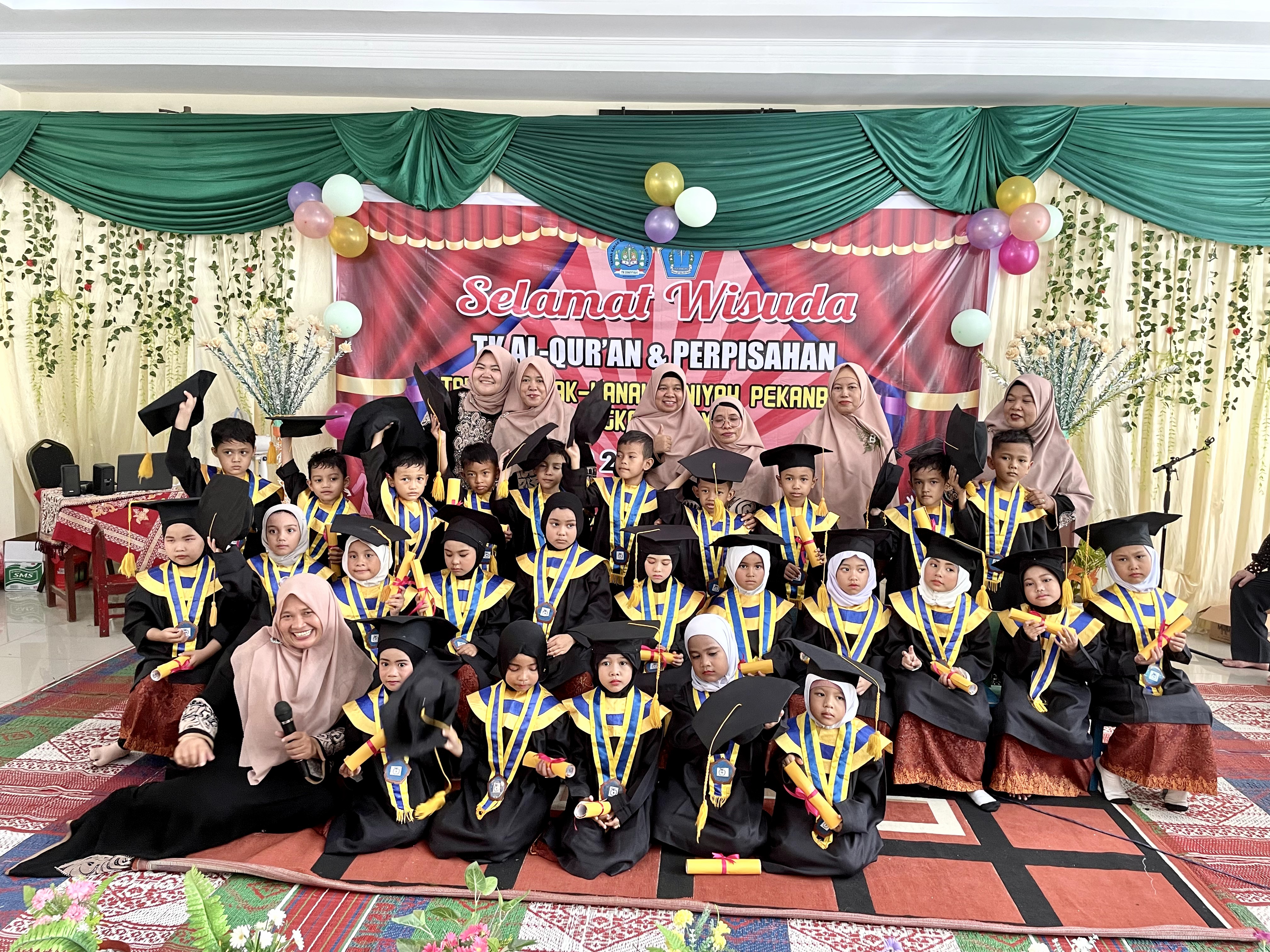 Perpisahan dan Wisuda ke-22 TK Al-Qur'an Diniyyah Pekanbaru: Mengukir Masa Depan yang Cerah